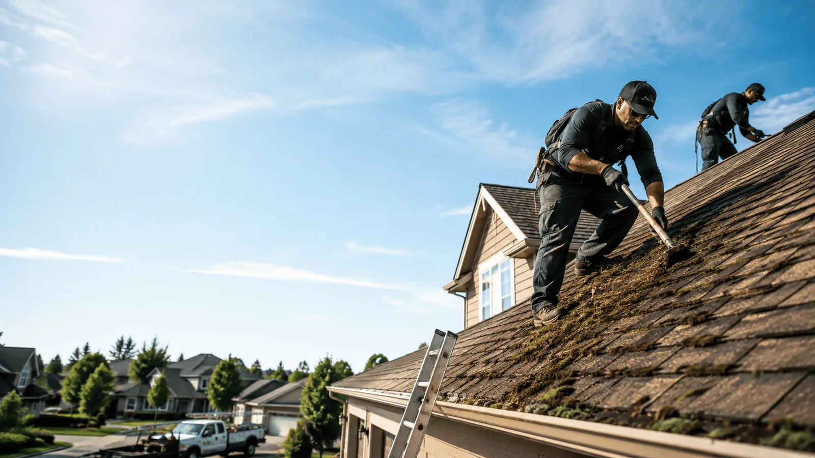Roof Moss Removal in Forestville, MI near me